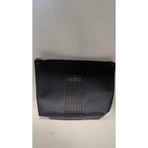 Guess monogram pouch dark blue bag
